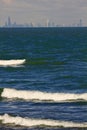 Distant view of downtown Chicago