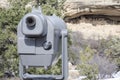 Distant View Finder at cliff dwellings of Mesa Verde