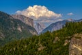 Distant view of Half-Dome in Yosemite National Park Royalty Free Stock Photo