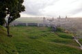 Distant view of Kamenets-Podolsky fortress Royalty Free Stock Photo