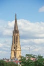 Distant view of the Metz Cathedral