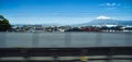 Distant View of Mount Fuji from bullet train