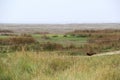 Distant view on a natural landscape on the northern sea island juist germany Royalty Free Stock Photo