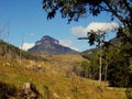 The tiered Mount Lindesay is an exstinct volcano Royalty Free Stock Photo