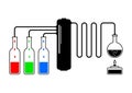 Distillation kit Royalty Free Stock Photo