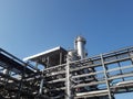 Distillation tower and pipe rack of alcohol distillation plant