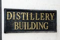 Distillery sign Royalty Free Stock Photo
