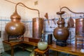 Distillery in a working process producing vodka in Bonaire, Caribbean