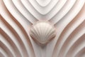 Distinct Shell mockup background. Generate Ai