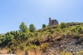 La Mota Castle in Alhaurin el Grande in the province of Malaga, Andalucia, Spain. the unusual false castle Royalty Free Stock Photo