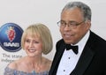 James Earl Jones and Cecilia Hart at the 2005 Tony Awards in New York City Royalty Free Stock Photo