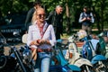 Distinguished Gentleman`s Ride 2022 in Bucharest Romania May, triumph classic motorcycles event Gentlemen Ride