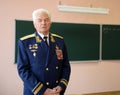 Distinguished Soviet military pilot, Colonel-General Nikolai Moskvitelev.