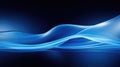 distorted abstract blue waves