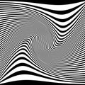 Distorted abstract monochrome pattern of asymmetric / irregular