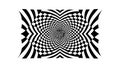 Distorted Checkerboard Optical Illusion - Abstract Vector Art, vector design Generative AI Royalty Free Stock Photo