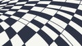 Distorted Checkered Grid Pattern, Dynamic Abstract Background, vector design Generative AI Royalty Free Stock Photo