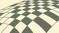 Distorted Checkered Pattern Illusion Background, vector design Generative AI Royalty Free Stock Photo