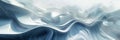 Distorted fragmented waves arranged in a surreal and abstract arrangement