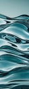 Distorted glass with wave-like patterns creating an abstract effect