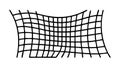 Distorted Grid Abstract Pattern Element, vector design Generative AI Royalty Free Stock Photo