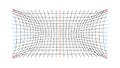 Distorted Grid Optical Illusion Background, vector design Generative AI Royalty Free Stock Photo