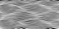 Distorted lines - movement illusion Royalty Free Stock Photo