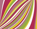 Distorted retro colorful stripes background