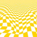 Distorted square pattern, checkerboard