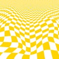 Distorted square pattern, checkerboard