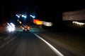 Street signs as seen from  drivers Royalty Free Stock Photo