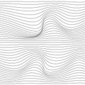 Distorted wave monochrome texture