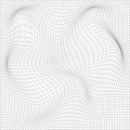 Distorted wave monochrome texture. dynamical rippled surface.