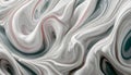 Distorted white marble 3d shapes with trendy pastel psychedelic abstract background