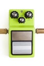 Distortion efx pedal Royalty Free Stock Photo