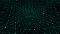 Distortion grid backgroundgreen