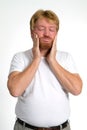 Distraught Man Royalty Free Stock Photo