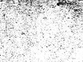 Distress black and white vector texture of a dirty concrete wall with large and small grains. Vector illustration Royalty Free Stock Photo