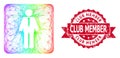 Distress Club Member Stamp Seal and Spectrum Network Groom