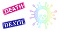 Distress Death Stamps and Spectral Mesh Gradient Death Virus