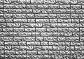 Distress old brick wall texture. Black and white grunge background. Vector illustration Royalty Free Stock Photo