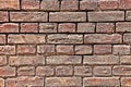 Distress old brick wall texture. Illustration. Royalty Free Stock Photo