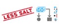 Distress Less Salt Line Seal and Mosaic Cashflow Icon