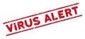 Distress Virus Alert Seal with Title and Lines