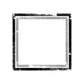 Distressed Black And Grey Frame Vector Graphic