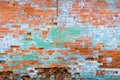 Distressed Brick Wall