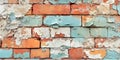 Distressed Brick Wall Texture Background Royalty Free Stock Photo