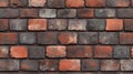 Distressed Brick Wall Texture, A Rustic and Aged Look for Design Projects Royalty Free Stock Photo
