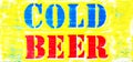 Distressed Cold Beer Sign