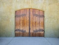 Distressed Double Wide Wooden Doors